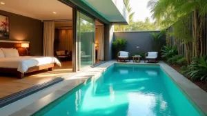 hotel z basenem w pokoju