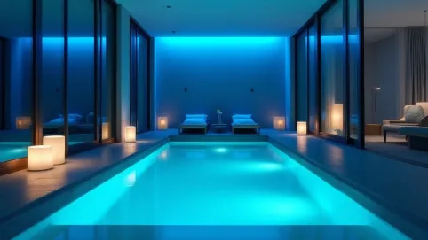 hotel z prywatnym basenem w pokoju polska