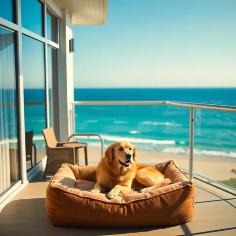 Hotel z psem nad morzem