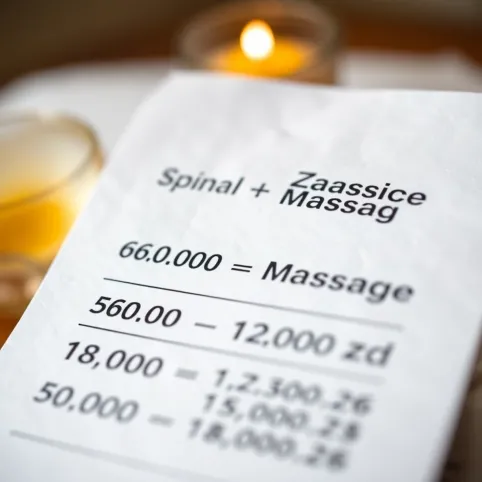 Ile kosztuje masaż całego kręgosłupa