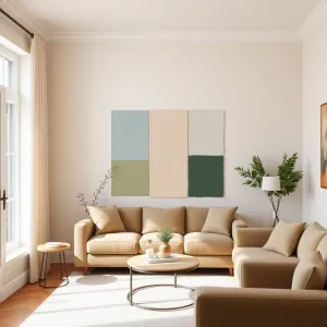 Inspiracje pokój dzienny kolory ścian