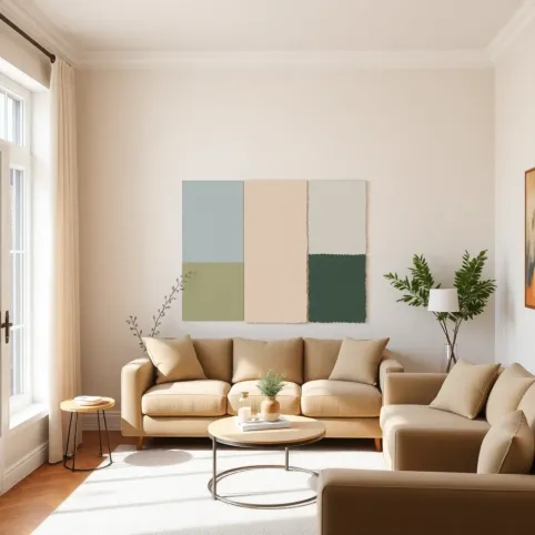 Inspiracje pokój dzienny kolory ścian