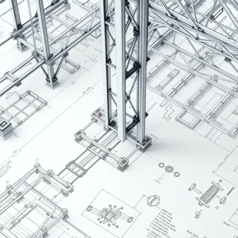 Instrukcją montażu konstrukcji stalowej