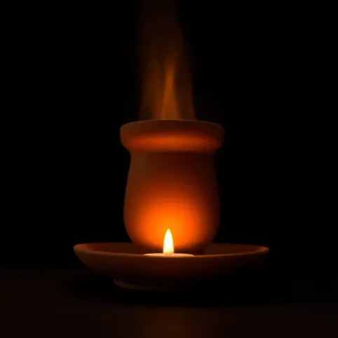 Jak ogrzać pokój za pomocą małej świeczki