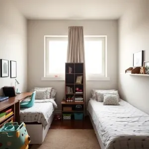 Jak podzielić pokój dzieci z jednym oknem