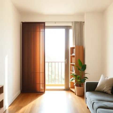 Jak podzielić pokój z oknem balkonowym
