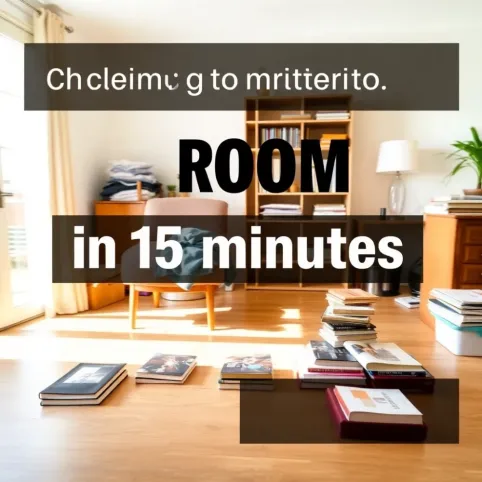 Jak posprzątać pokój w 15 minut