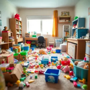 Jak szybko posprzątać pokój dziecka