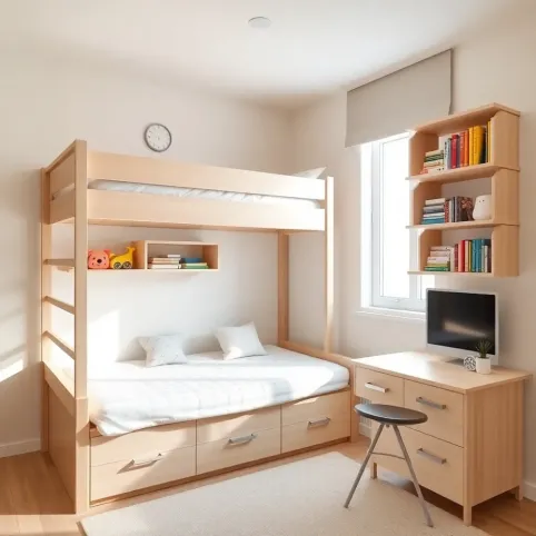 Jak urządzić pokój 9m2 dla dwójki dzieci