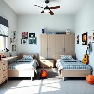 Jak urządzić pokój dla dwóch chłopców nastolatków