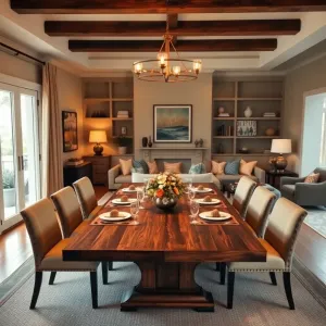 Jak urządzić pokój gościnny z dużym stołem