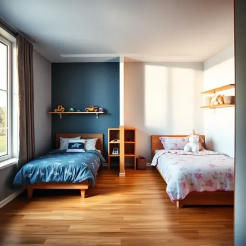 Jak urządzić wspólny pokój dla chłopca i dziewczynki