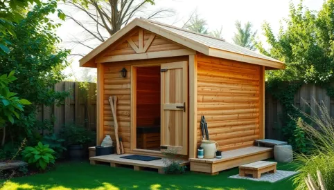 Jak zrobić saunę w ogrodzie