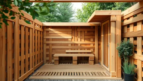 Jak zrobić saunę z palet