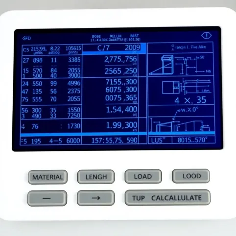 Kalkulator konstrukcji stalowych