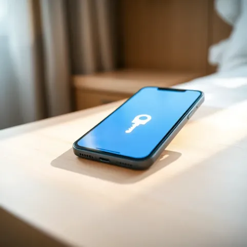 Karta hotelowa w telefonie