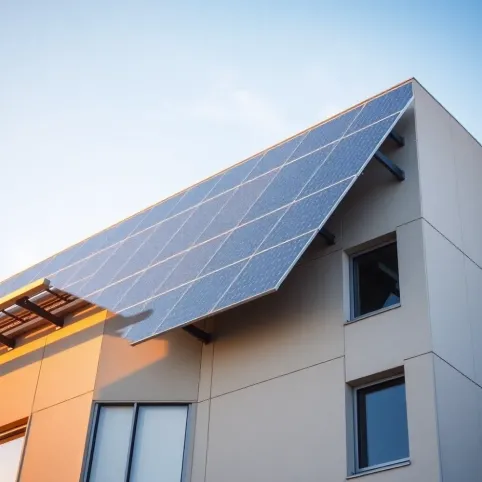 Konstrukcja na elewację PV