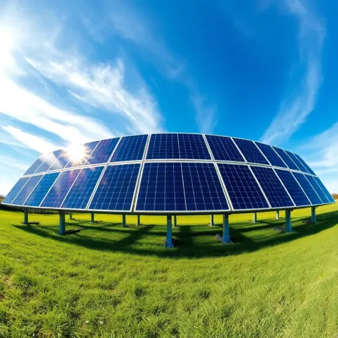 Konstrukcja pod panele fotowoltaiczne na gruncie 12 paneli