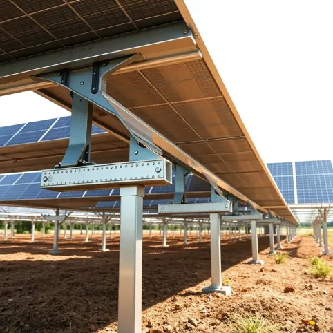 Konstrukcja pod panele fotowoltaiczne na gruncie