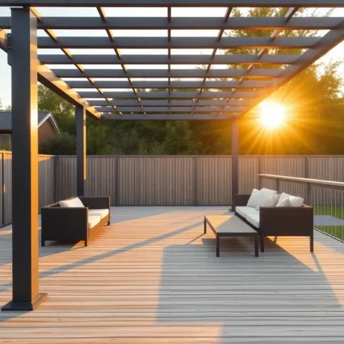 Konstrukcje aluminiowe na taras