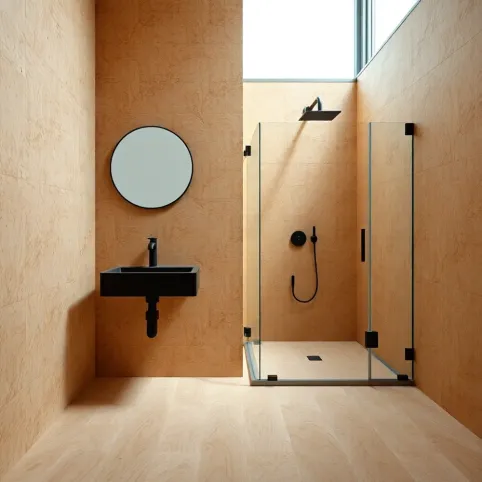 Łazienka na płycie OSB