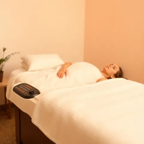 Łóżko do masażu elektryczne podgrzewane