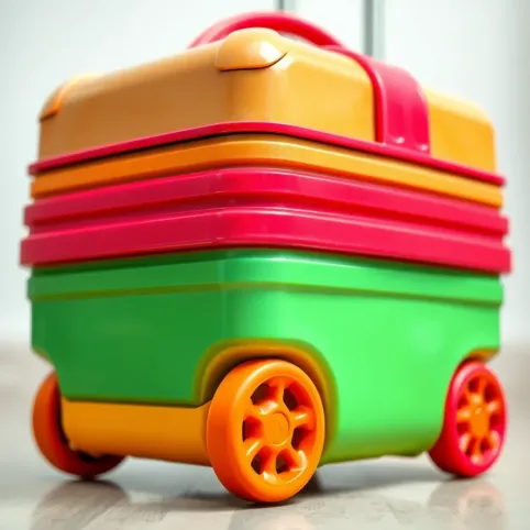 Mała walizka na kółkach dla dzieci