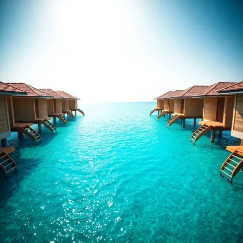 Malediwy hotel na wodzie