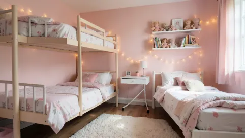 Mały pokój dla 2 dziewczynek