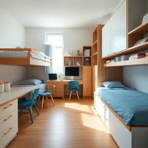 Mały pokój dla 3 dzieci