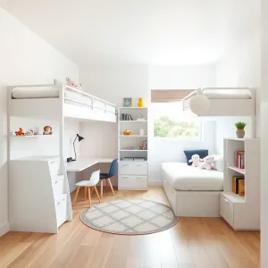 Mały pokój dla chłopca i dziewczynki