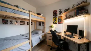 Mały pokój dla dwójki nastolatków