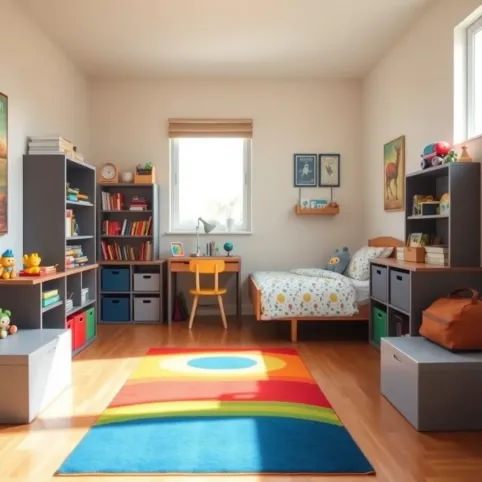 Mały pokój dziecięcy dla chłopca