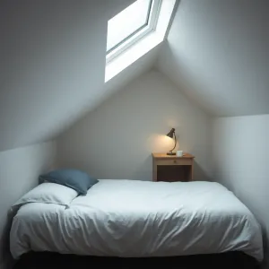 Mały pokój na poddaszu