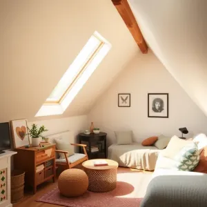 Mały pokój na poddaszu aranżacje