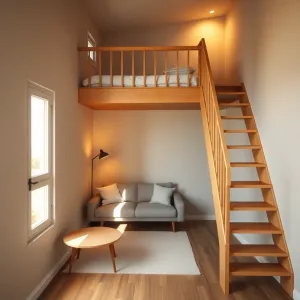 Mały pokój z antresolą