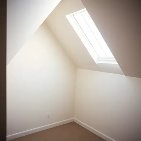 Mały pokój ze skosami