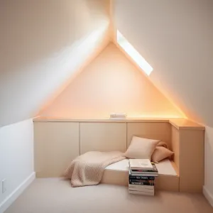 Mały pokój ze skosem aranżacje