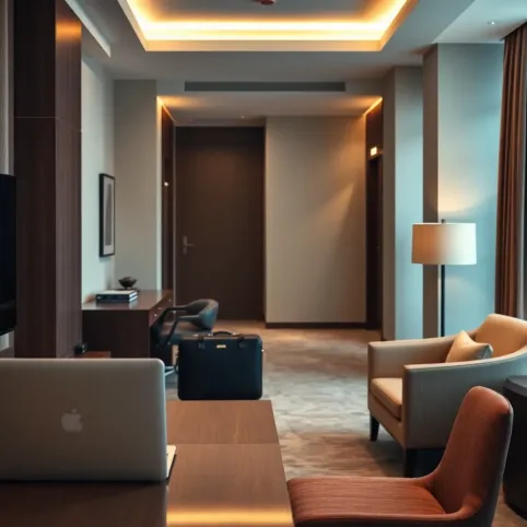 Najlepsze hotele dla podróżujących służbowo