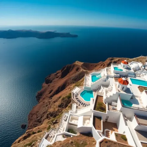 Najlepsze hotele na Santorini