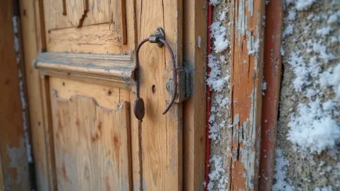 Ocieplenie starych drzwi drewnianych