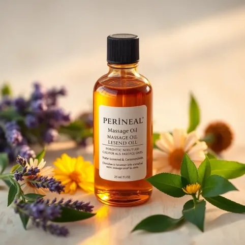Olejek do masażu krocza
