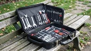 parkside walizka z narzędziami 95 elementów