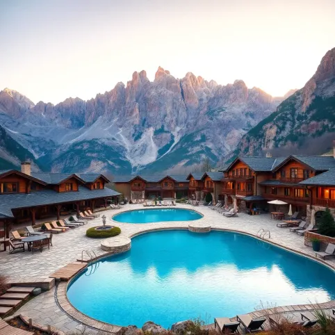 Pensjonat z basenem w górach