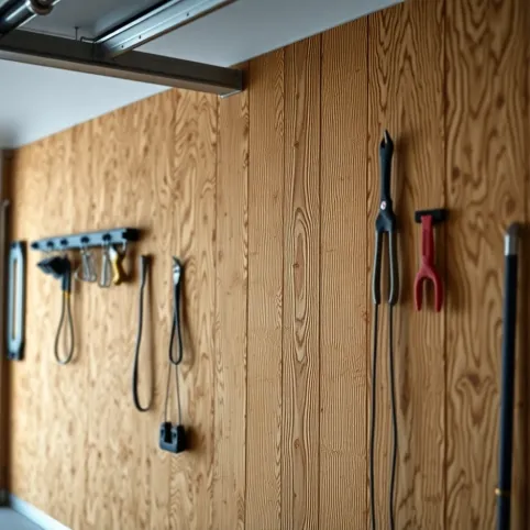 Płytą OSB na ścianę w garażu