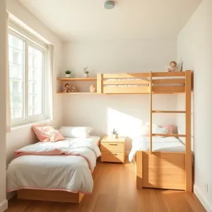 Pokój dla 2 dziewczynek w bloku