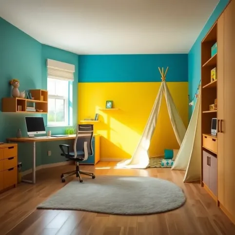 pokój dla chłopca 7 lat