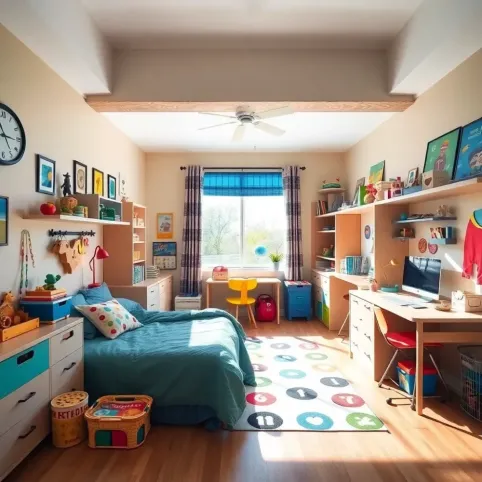 Pokój dla chłopca 7 lat inspiracje