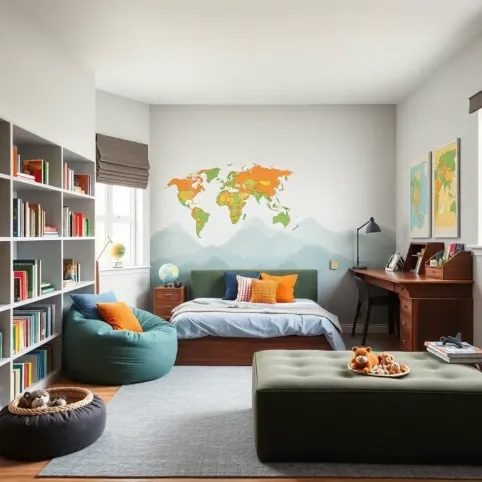 Pokój dla chłopca 8 lat