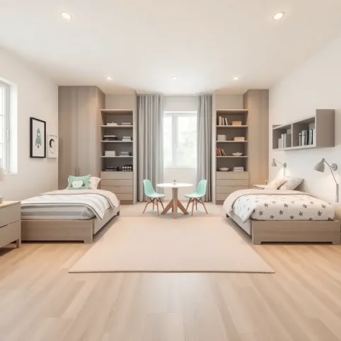 pokój dla chłopca i dziewczynki